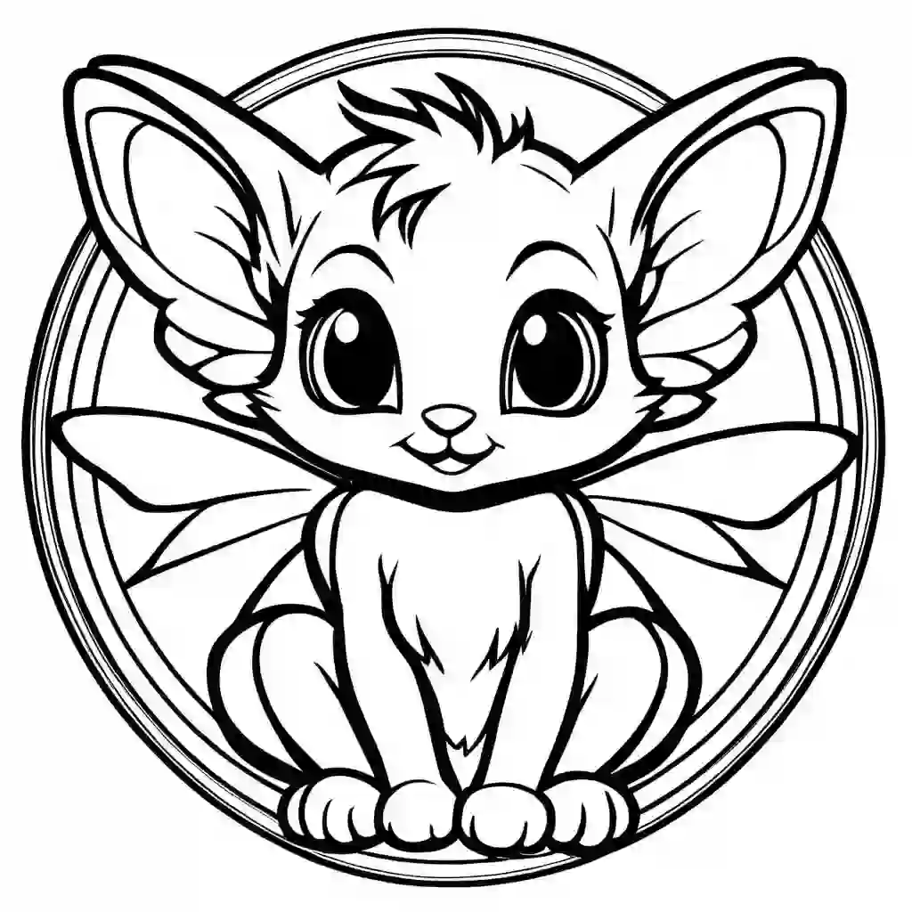 Pixies coloring pages